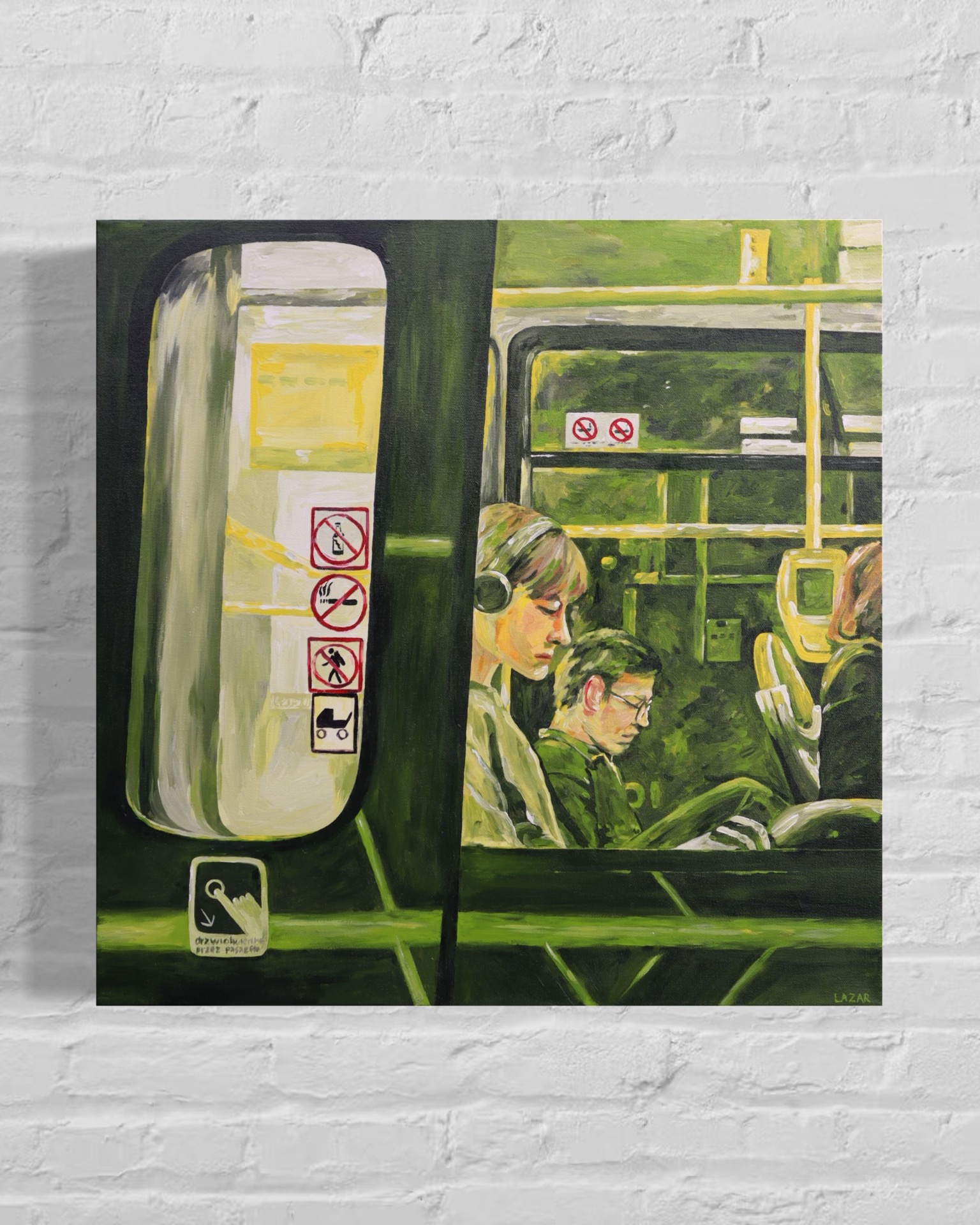 Acrylic painting “way home” size 24x24 in